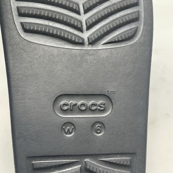 Crocs Dylan Platform Clogs Womens 6 Black Comfort Modern Chic Textured - Picture 14 of 14